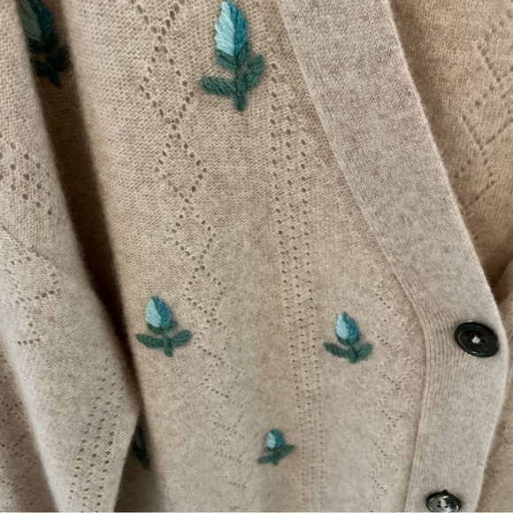 Bloomingdale's Cashmere Cardigan Sweater - Picture 3 of 7